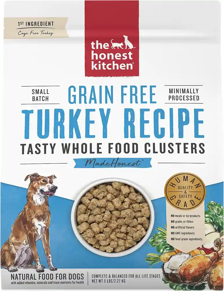 Clusters Grain Free Turkey Dry Dog Food 5-lb