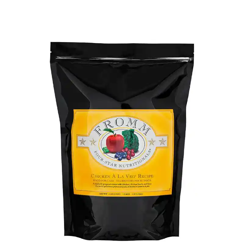 Fromm Four-star Nutritionals Chicken A La Veg Dry Cat Food 4-lb