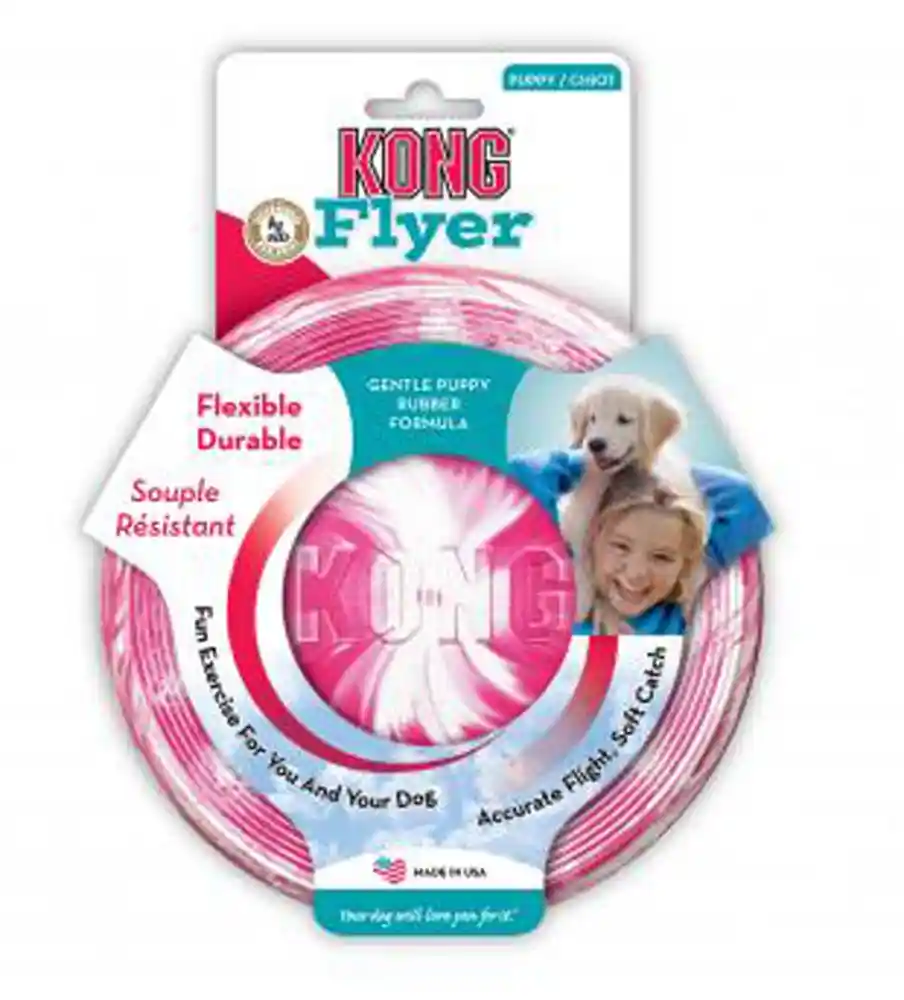 Kong Flyer Puppy Assorted Colors