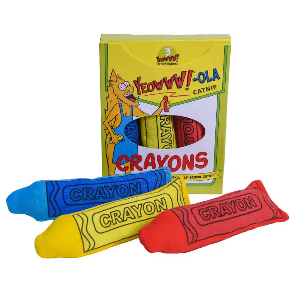 Yeowww! Catnip Crayon 3pk