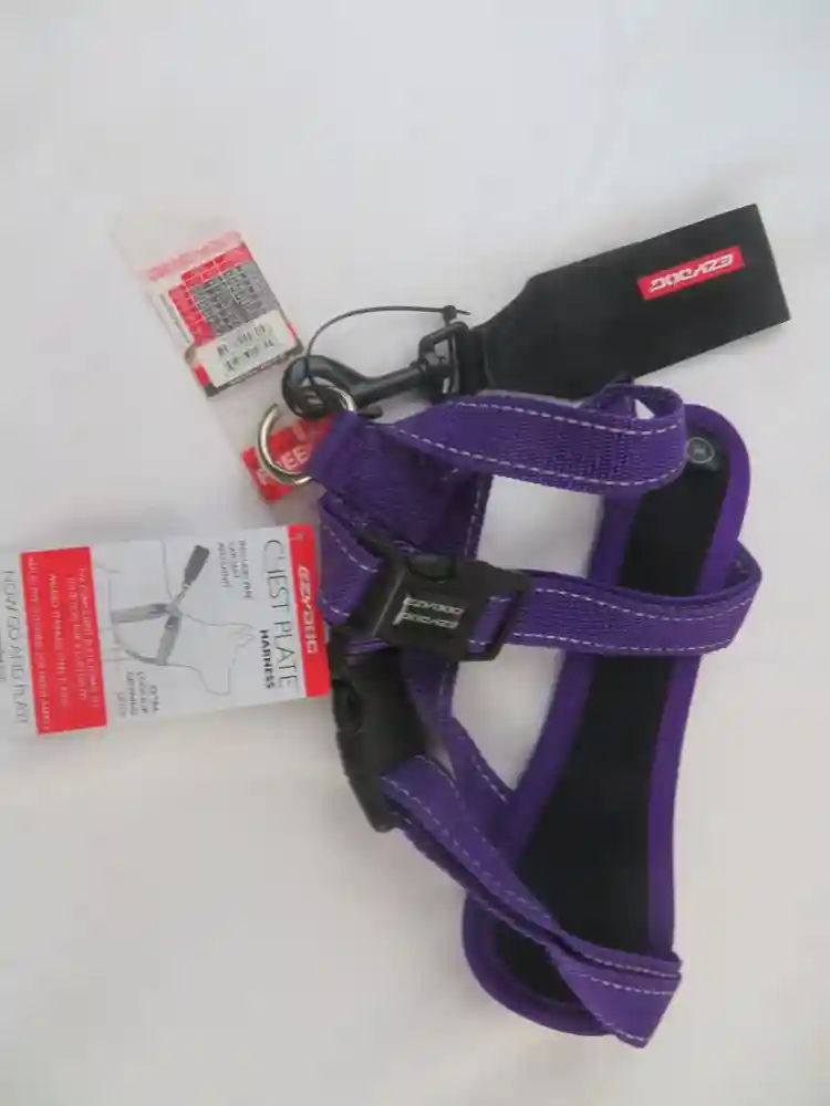 Ezydog Chest Plate Harness Medium Purple