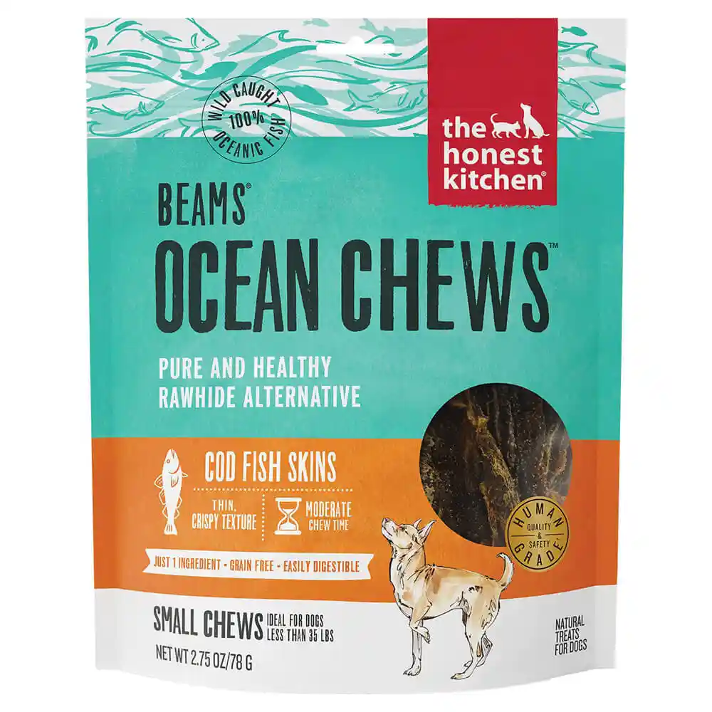 Honest Kitchen Ocean Chew Cod Fish Skins 2.75-oz