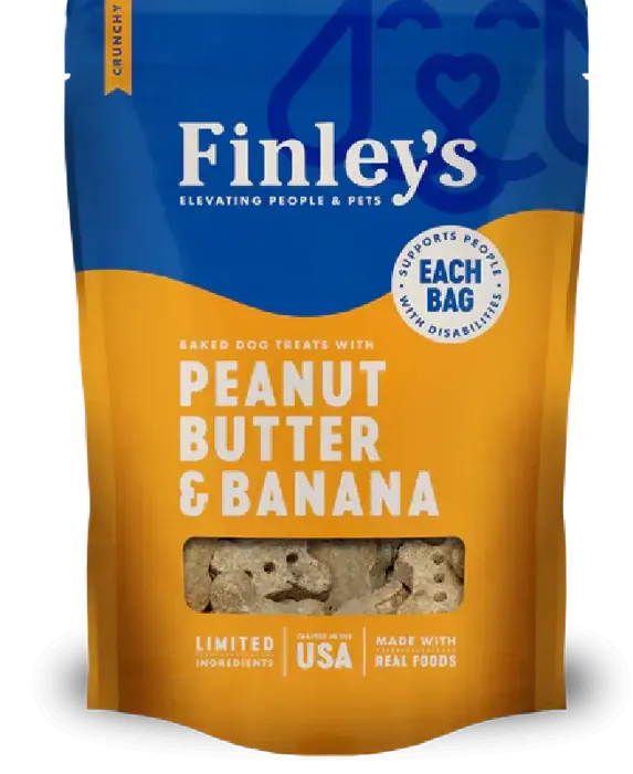 Finley's Treat Biscuit Peanut Butter & Banana 12-oz