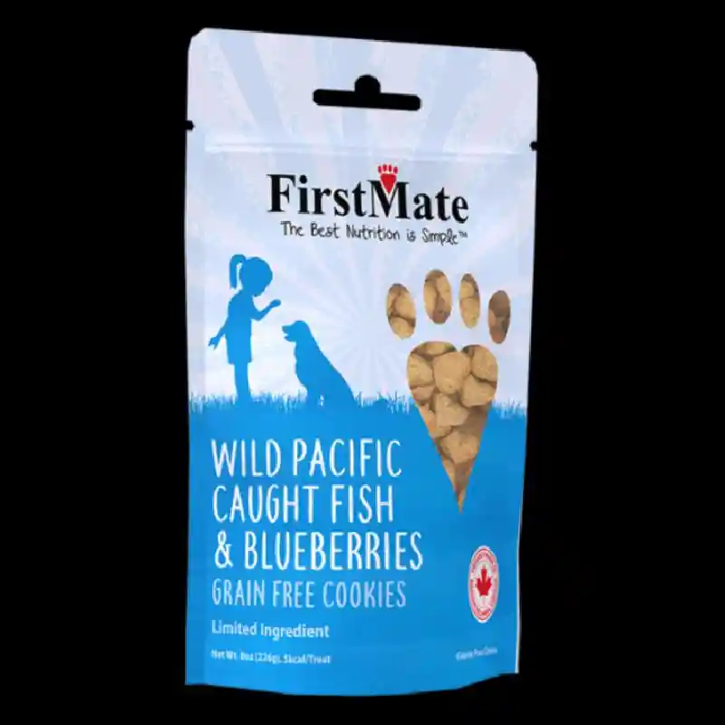 Firstmate Dog Treats Fish & Blueberries 8 Oz