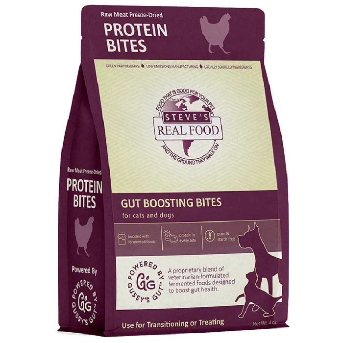 Steve's Real Food Freeze Dried Protein Bites Chicken 4-oz