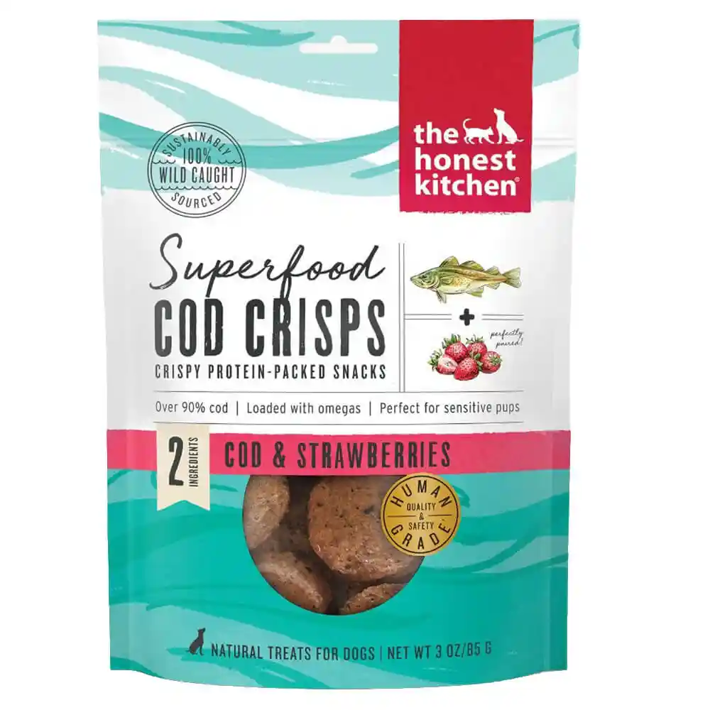 Honest Kitchen Dog Superfood Cod Strawberry 3-oz