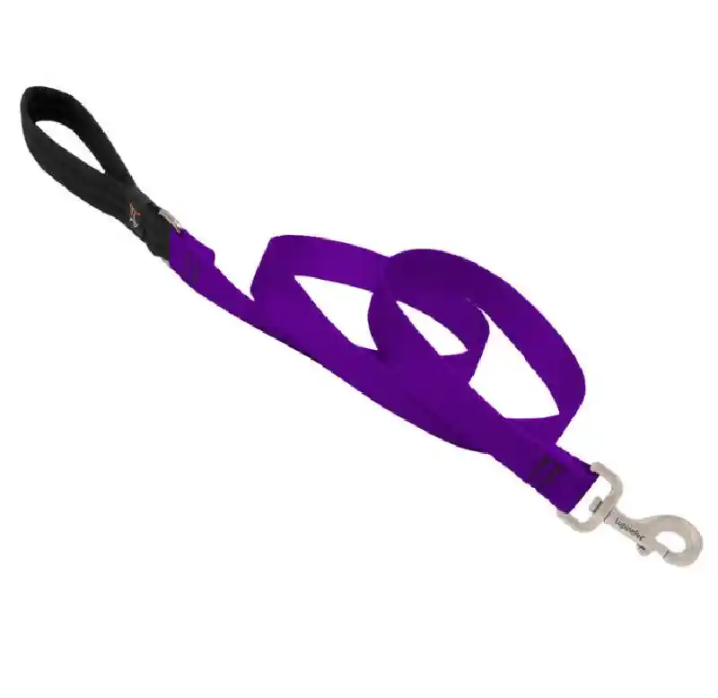 Lupine Solid Color Lead - 1" Purple 6 Ft
