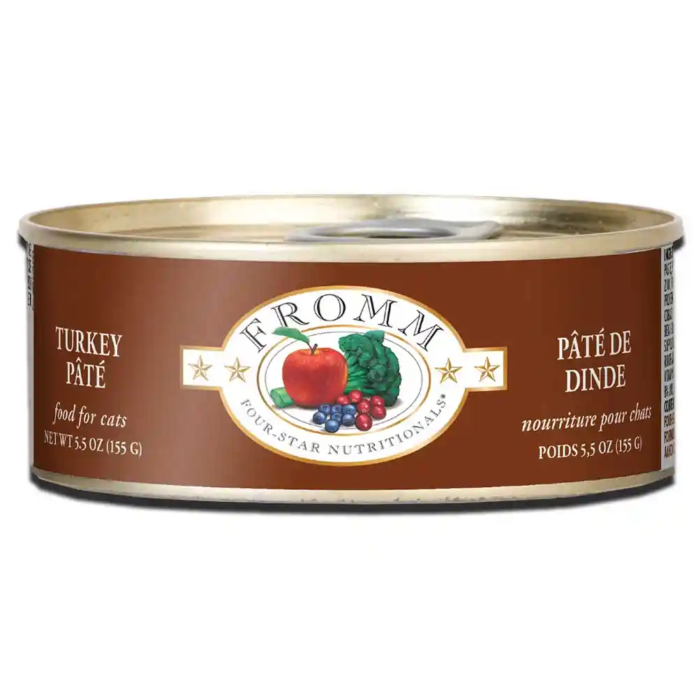 Fromm Four Star Cat Can Turkey Pate 5.5-oz
