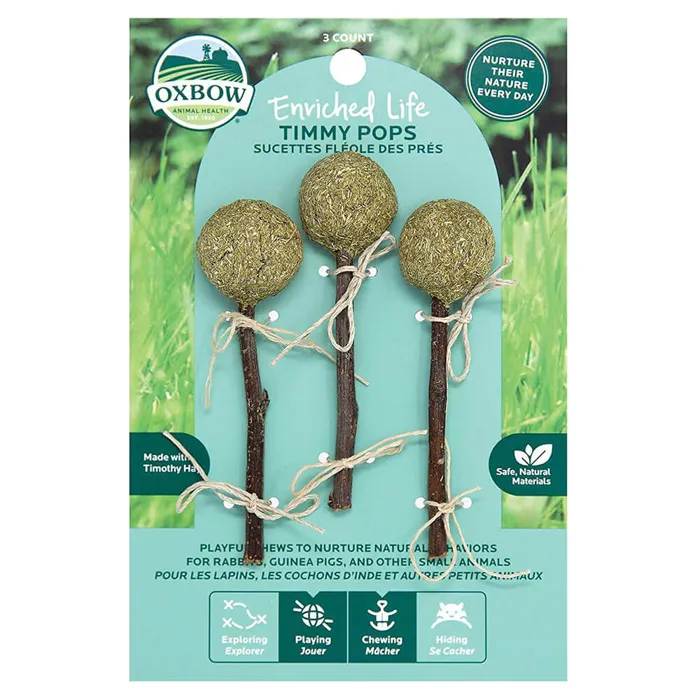 Oxbow Enriched Life Timmy Pops 3-ct