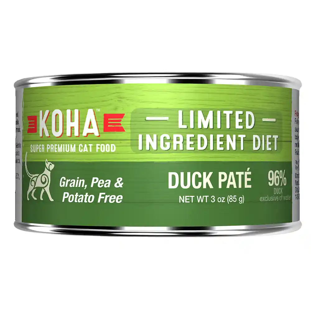 Koha Cat Limited Ingredient Diet Grain Free Duck Pate Can 3-oz