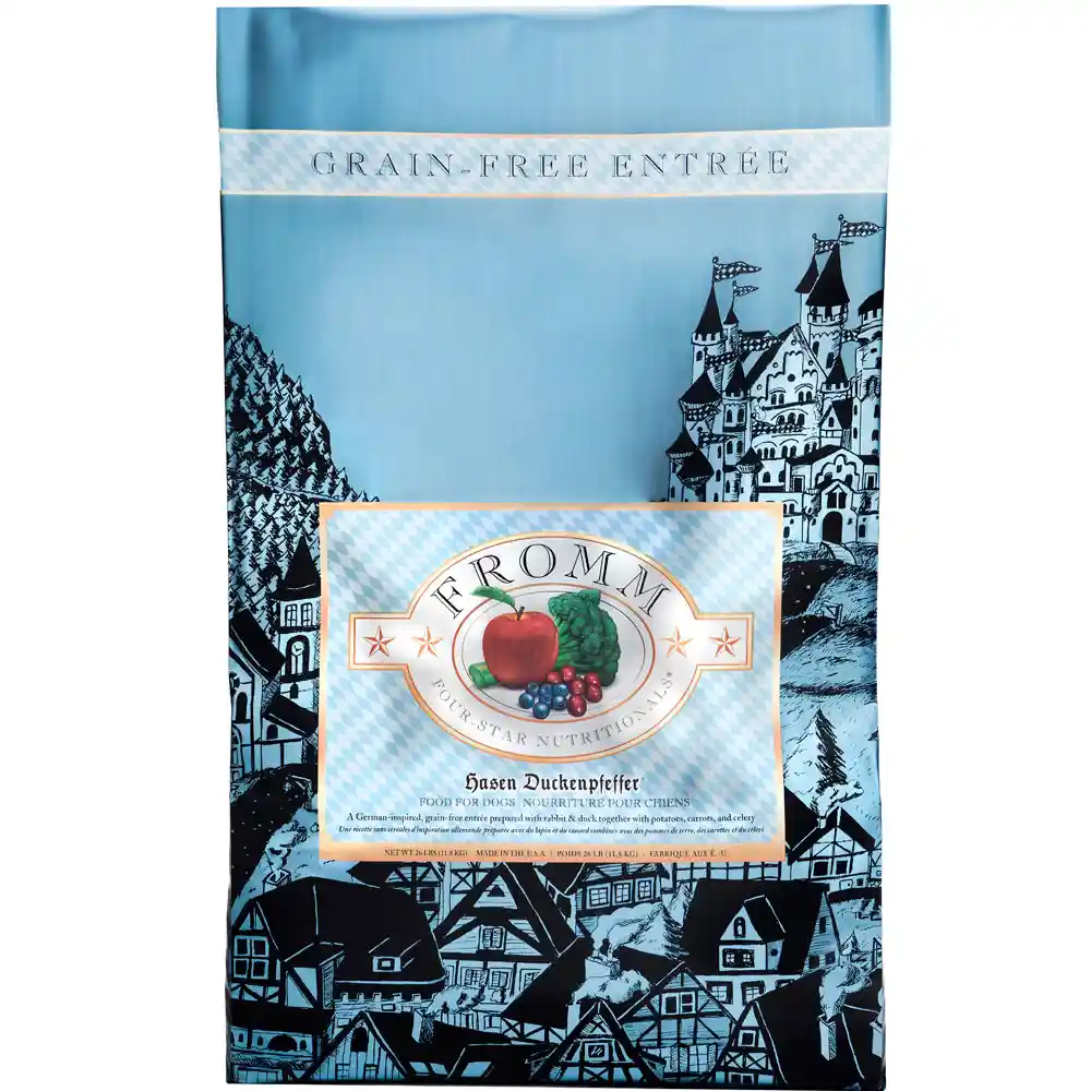 Four Star Grain Free Hasen Duckenpfeffer Dry Dog Food 26-lb