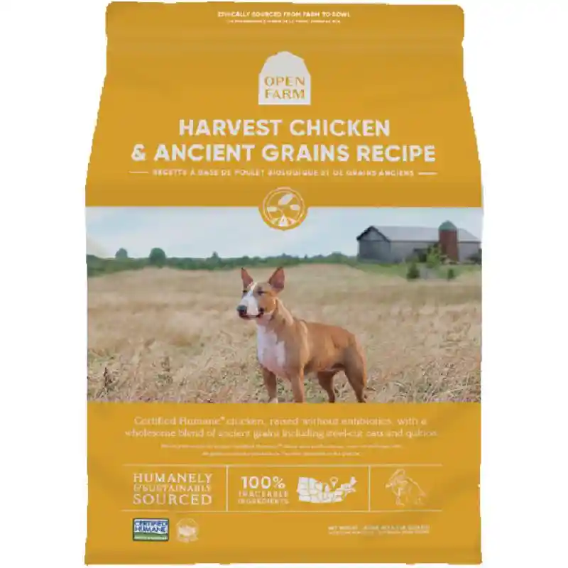 Open Farm Dog Dry Harvest Chicken Ancient Grain 22-lb