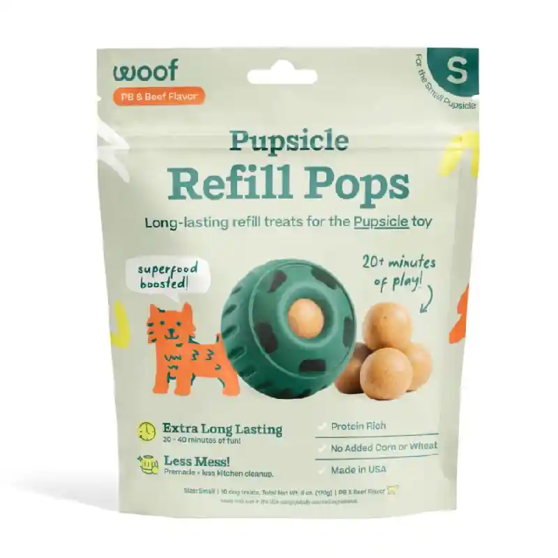 Woof Pops Beef & Peanut Butter Small 6-oz