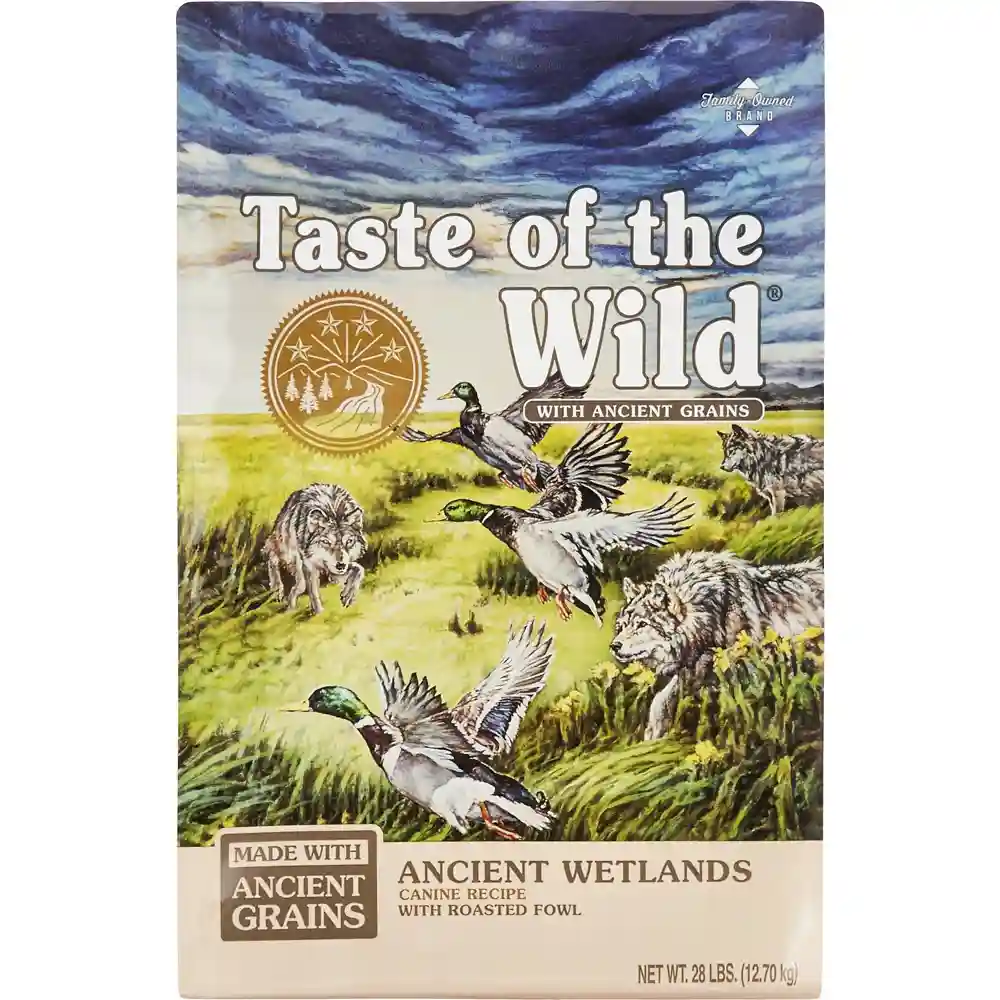 Ancient Wetlands Roasted Fowl & Ancient Grain Recipe Dry Dog Food 14-lb