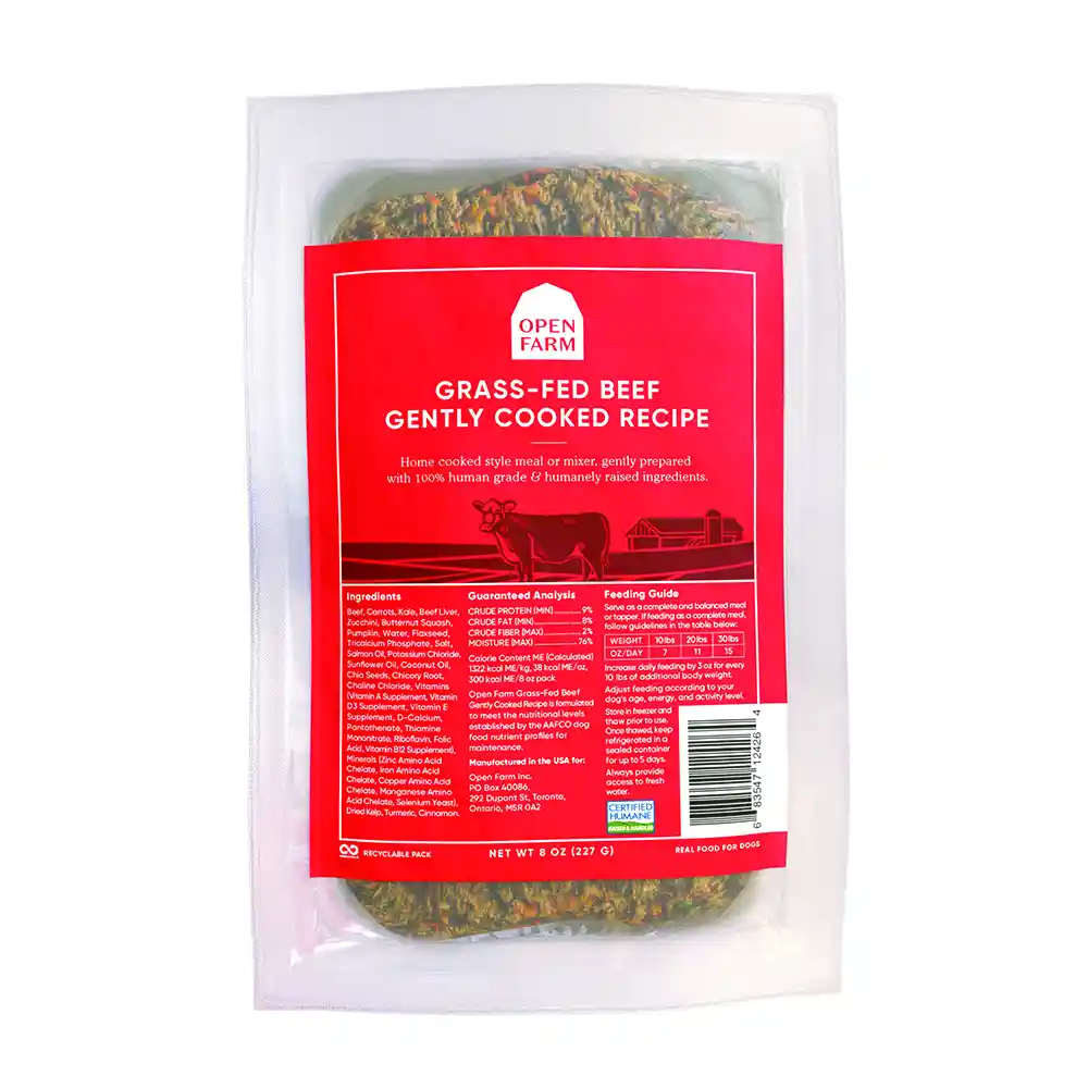 Open Farm Dog Gently Cooked Beef 8-oz