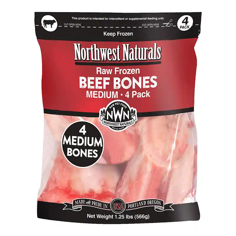 Northwest Naturals 3-5" Beef Marrow Bones 4-pk