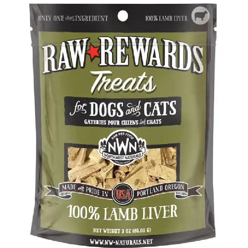 Northwest Naturals Freeze Dried Lamb Liver 3-oz