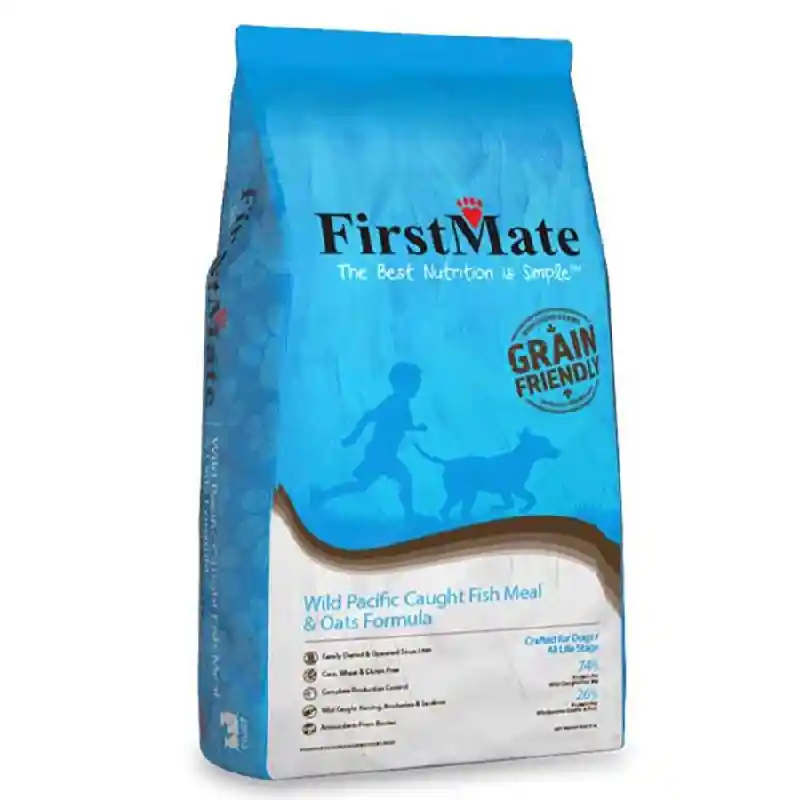 Firstmate Wild Pacific Fish & Oats Dog Food 5-lb