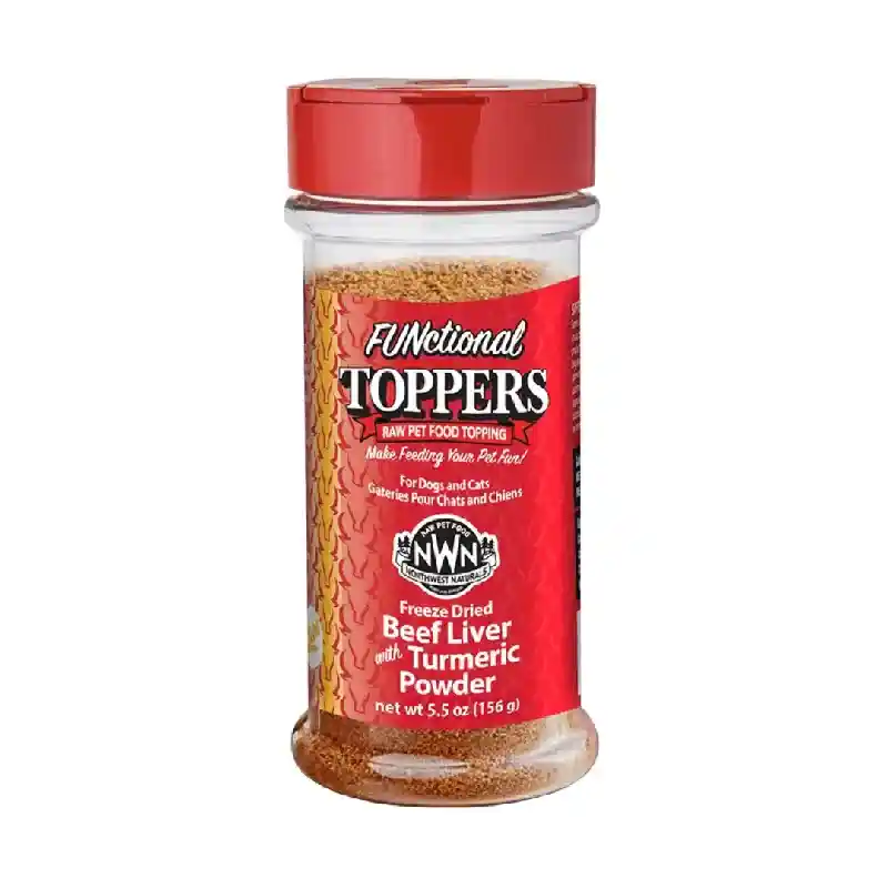Northwest Toppers Beef Liver & Turmeric 4.5-oz