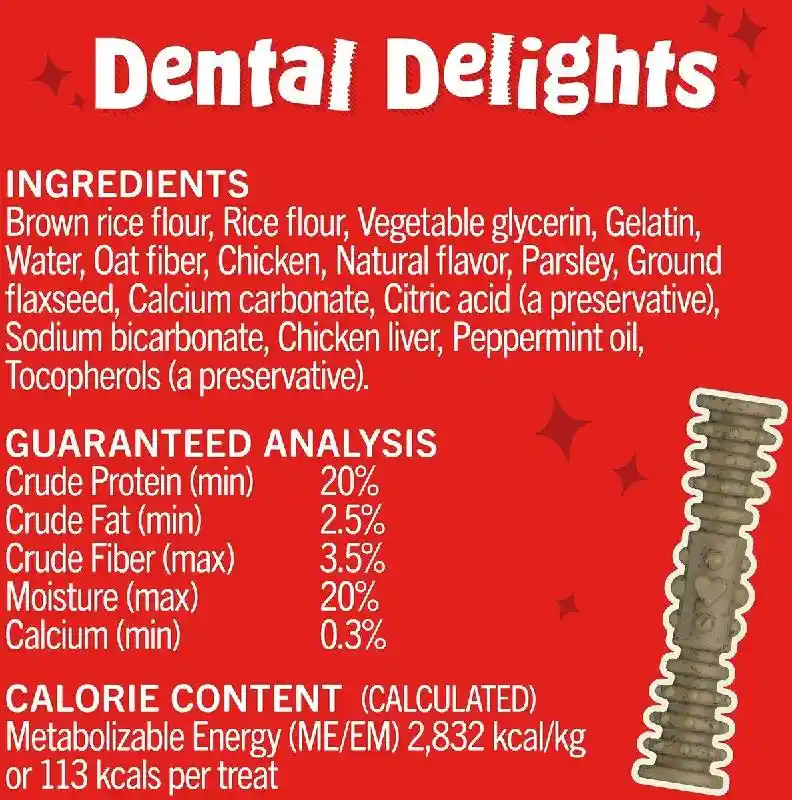 Dental Delights Treats Med - 7ct