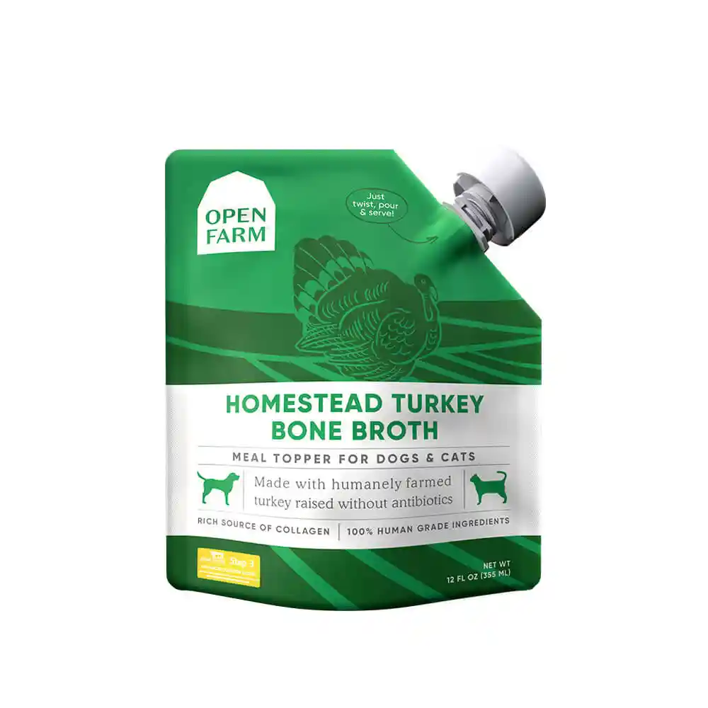 Open Farm Bone Broth Turkey 12-oz
