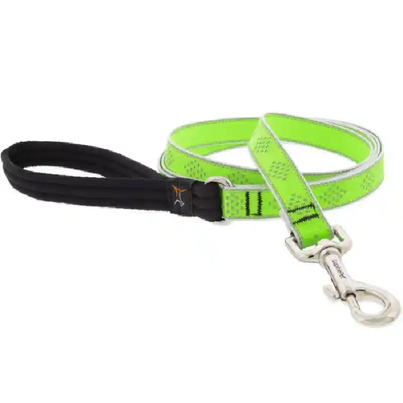 3/4' Green Diamond Leash 6 Foot