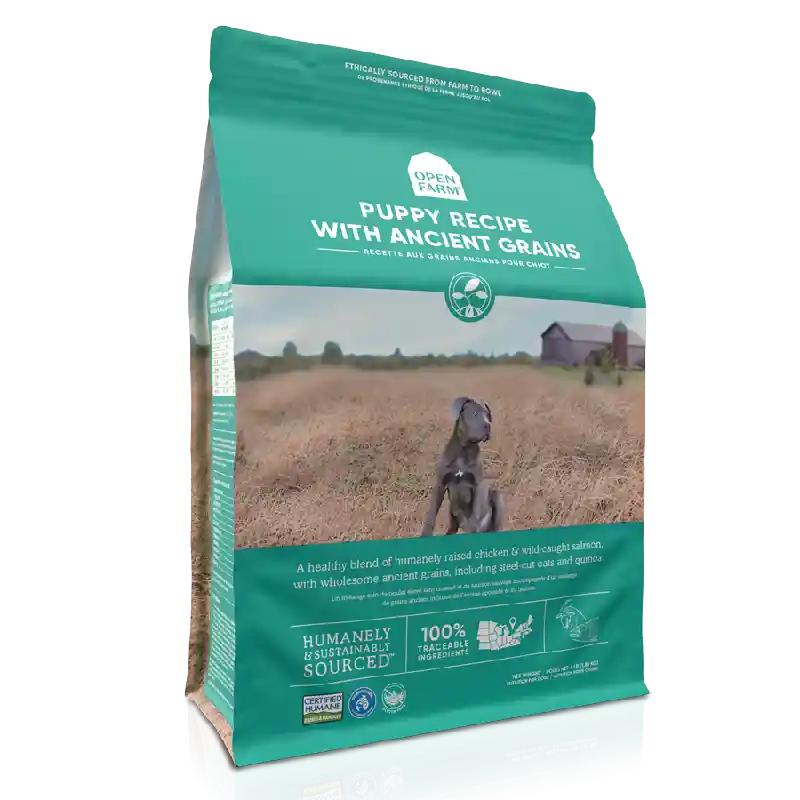 Open Farm Puppy Chicken Salmon Ancient Grain 4-lb