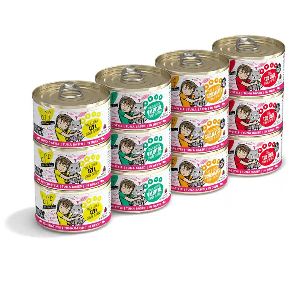 Weruva Cat Bff Gf Variety Pack Cans 3-oz