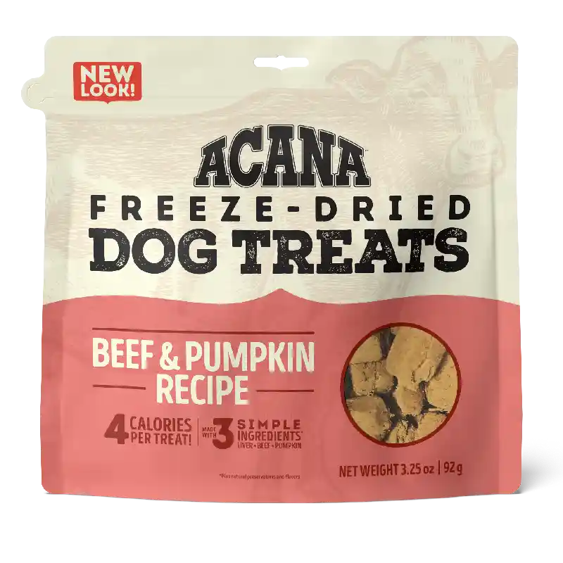 Acana Dog Fd Treat Beef Pumpkin 3.25-oz
