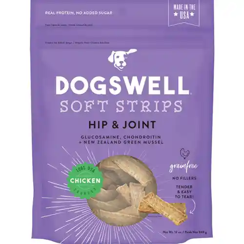 Dogswell Hip & Joint Soft Strips Chicken 12-oz