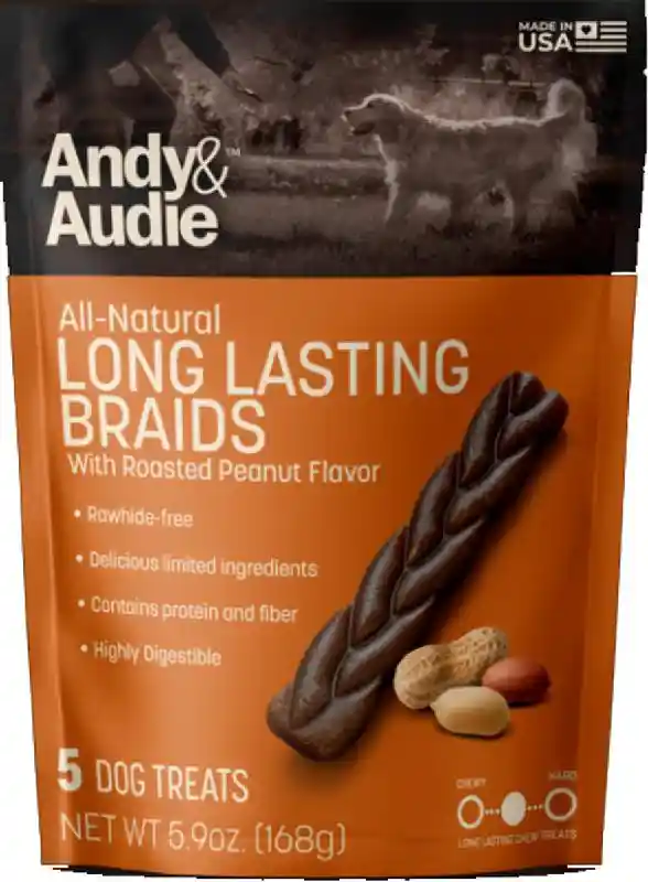 Andy & Audie Roasted Peanuts Alternative Rawhide B