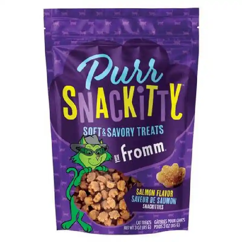 Fromm Purr Snackitty Salmon Treat 3-oz