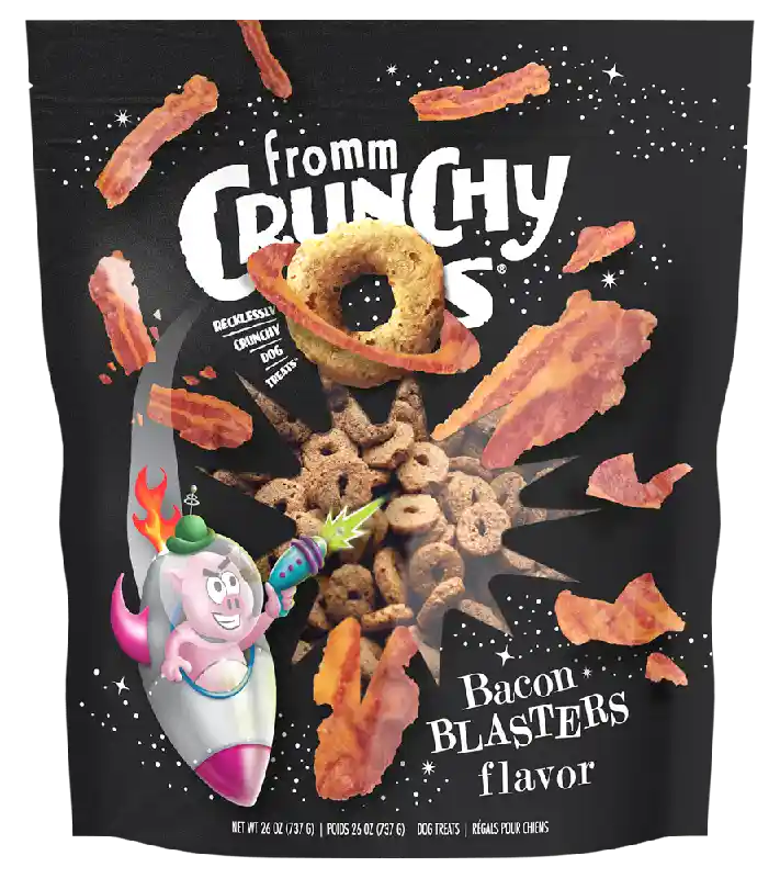 Fromm Dog Crunchy Os Bacon Blasters Treat 26-oz