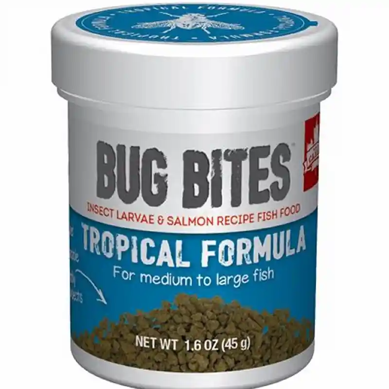 Fl Bugbites Sml Trop Fish Granules 1.6oz