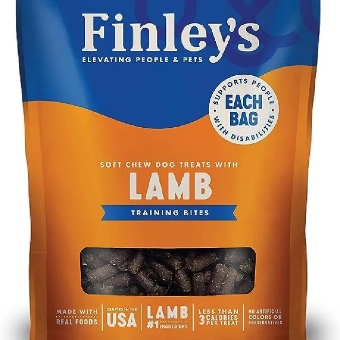 Finley's Training Bites Lamb Soft Dog Treat 6-oz
