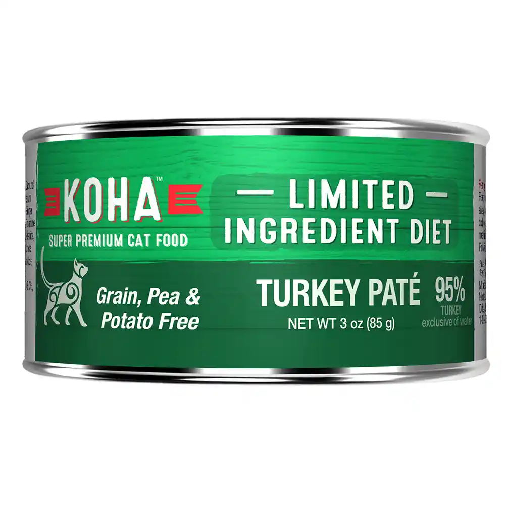 Koha Cat Limited Ingredient Pate Grain Free Turkey 3-oz