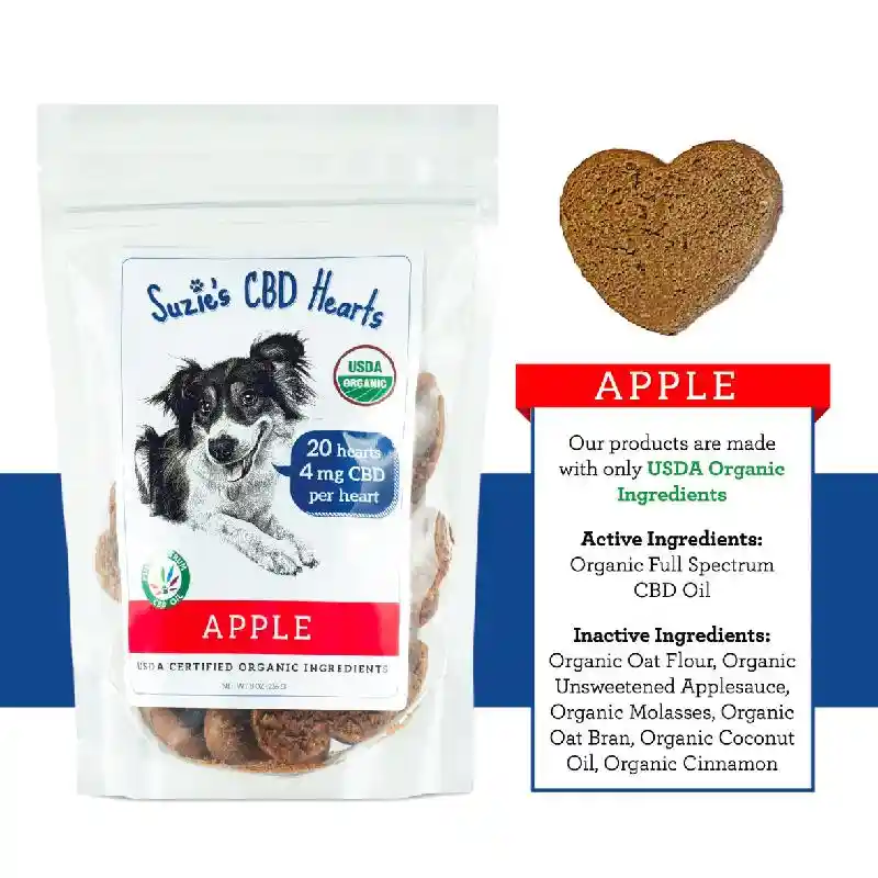 Suzies Cbd Hearts Apple 8-oz 4-mg