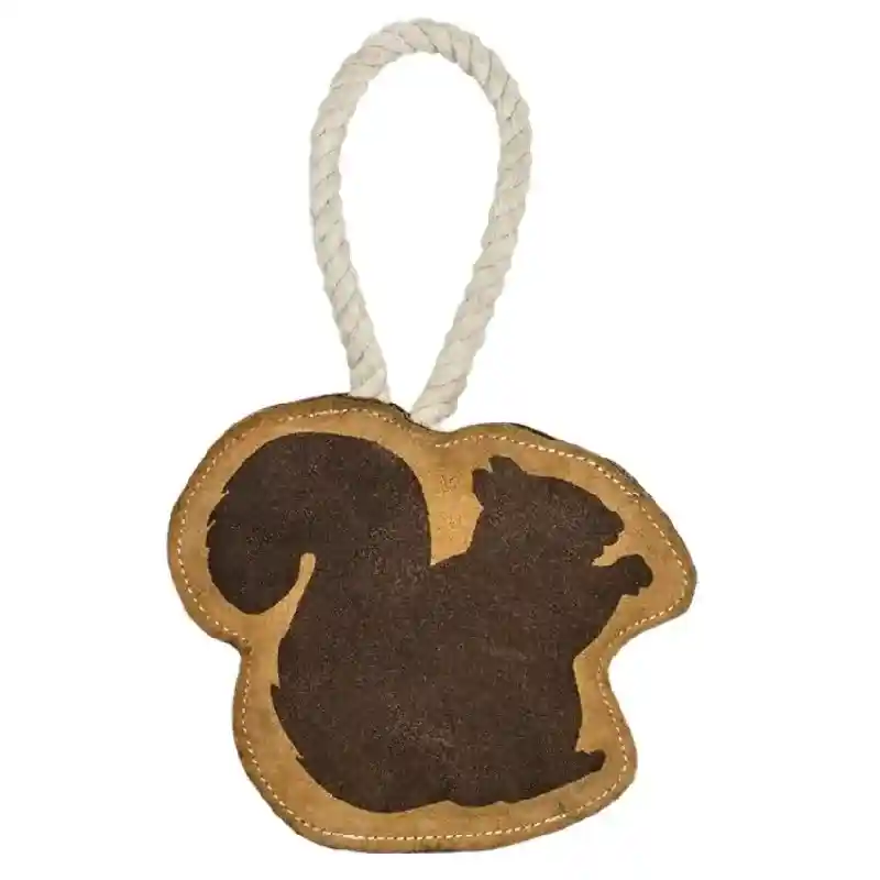 Leather Squirrel Tug