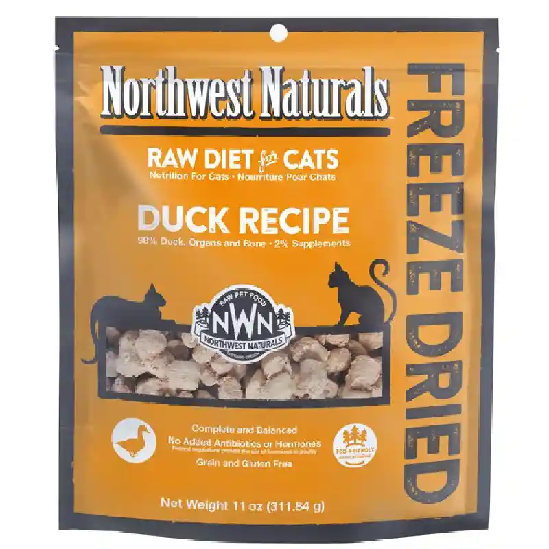 Northwest Naturals Raw Fd Cat Duck Recipe 11-oz