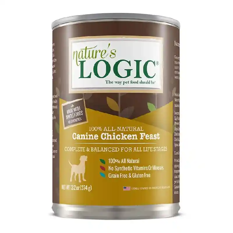 Nature's Logic Dog Gf Chicken Pate Can 13.2-oz