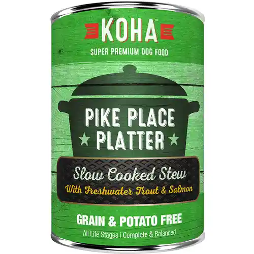 Koha Grain Free Pike Place Platter Slow Cooked Beef & Salmon Stew 12.7-oz