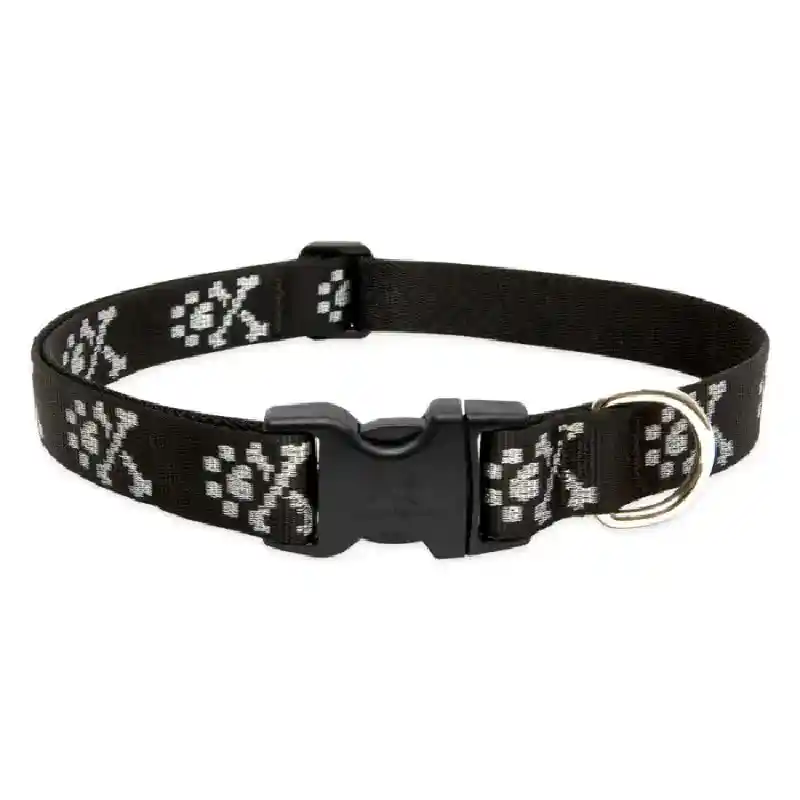 Lupine Bling Bones 16"-28" Collar 1"