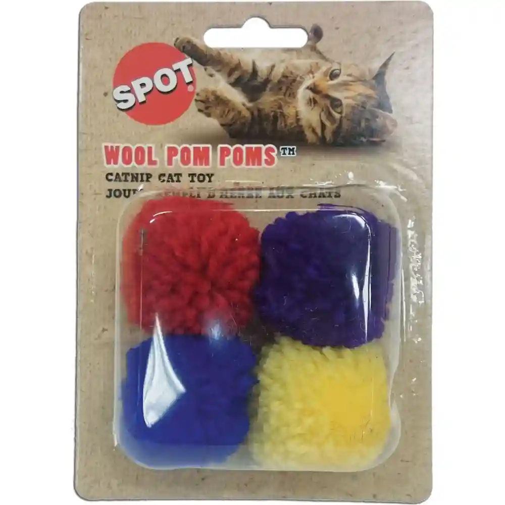 Spot Wool Poms Catnip Cat Toy