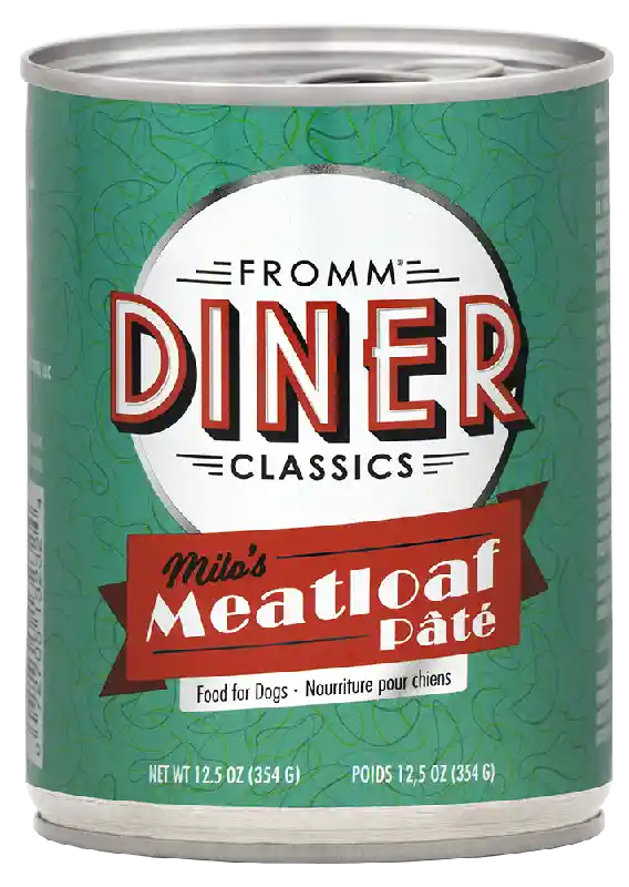 Fromm Dog Diner Classics Milo's Meatloaf Pate 12.5-oz