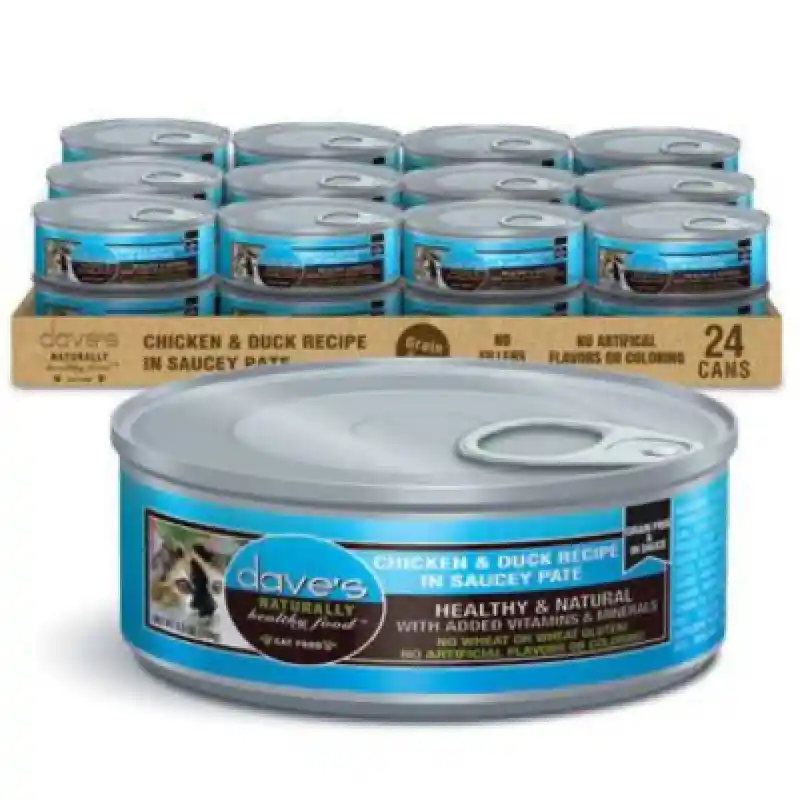 Dave's Nat Cat Ckn Duck In Saucey Pate 5.5-oz