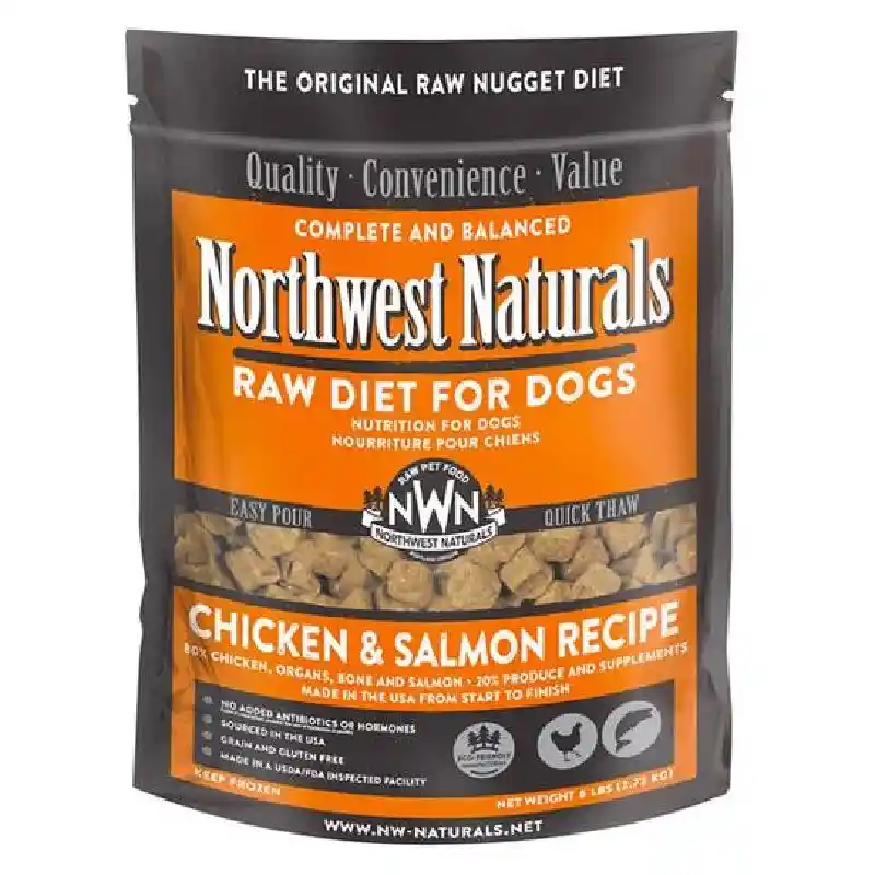 Northwest Chicken & Salmon Dinner Nuggets Bag 6-lb