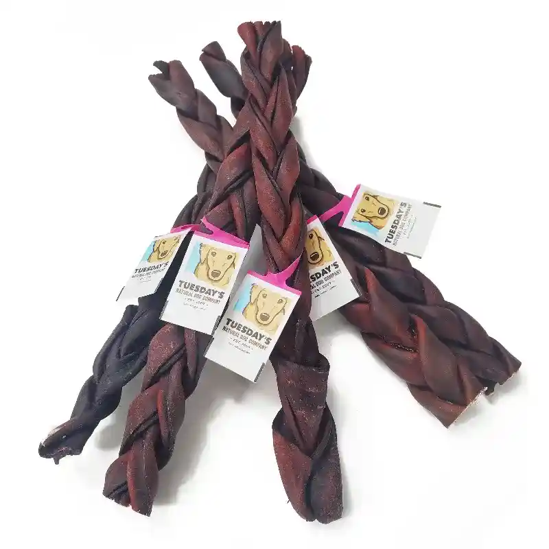 Tuesday's Natural Dog Co. 12" Braided Collagen