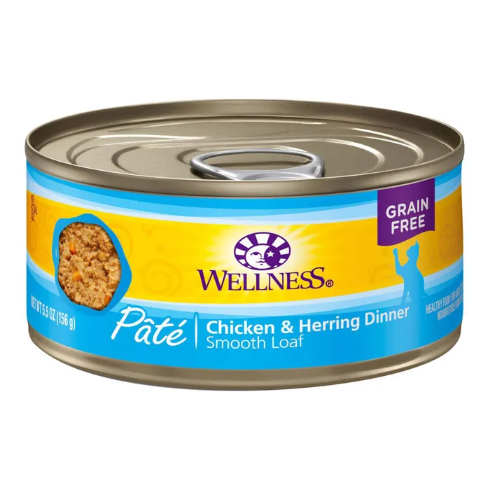 Wellness Cat Cmplthlth Gf Chk Hrng Pate Can 5.5-oz