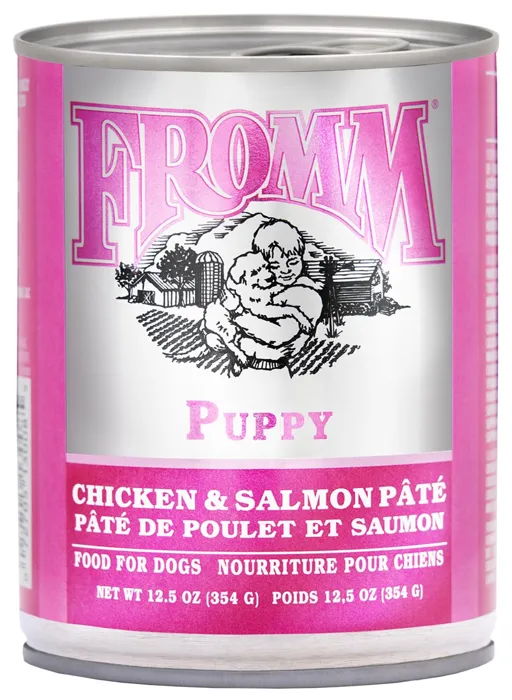 Fromm Dog Classic Puppy Ckn Slmn Pate Can 12.5-oz