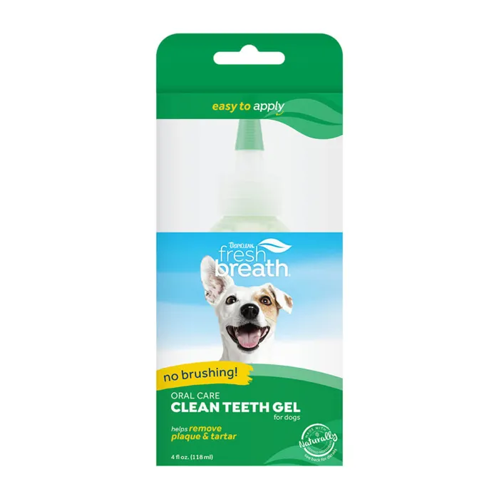 Tropiclean Dog & Cat Fresh Breath Gel Kit 4-oz